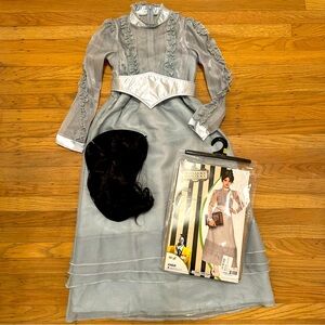 Child Astrid Deetz Beetlejuice Costume & Wig 🪲 Size 8-10